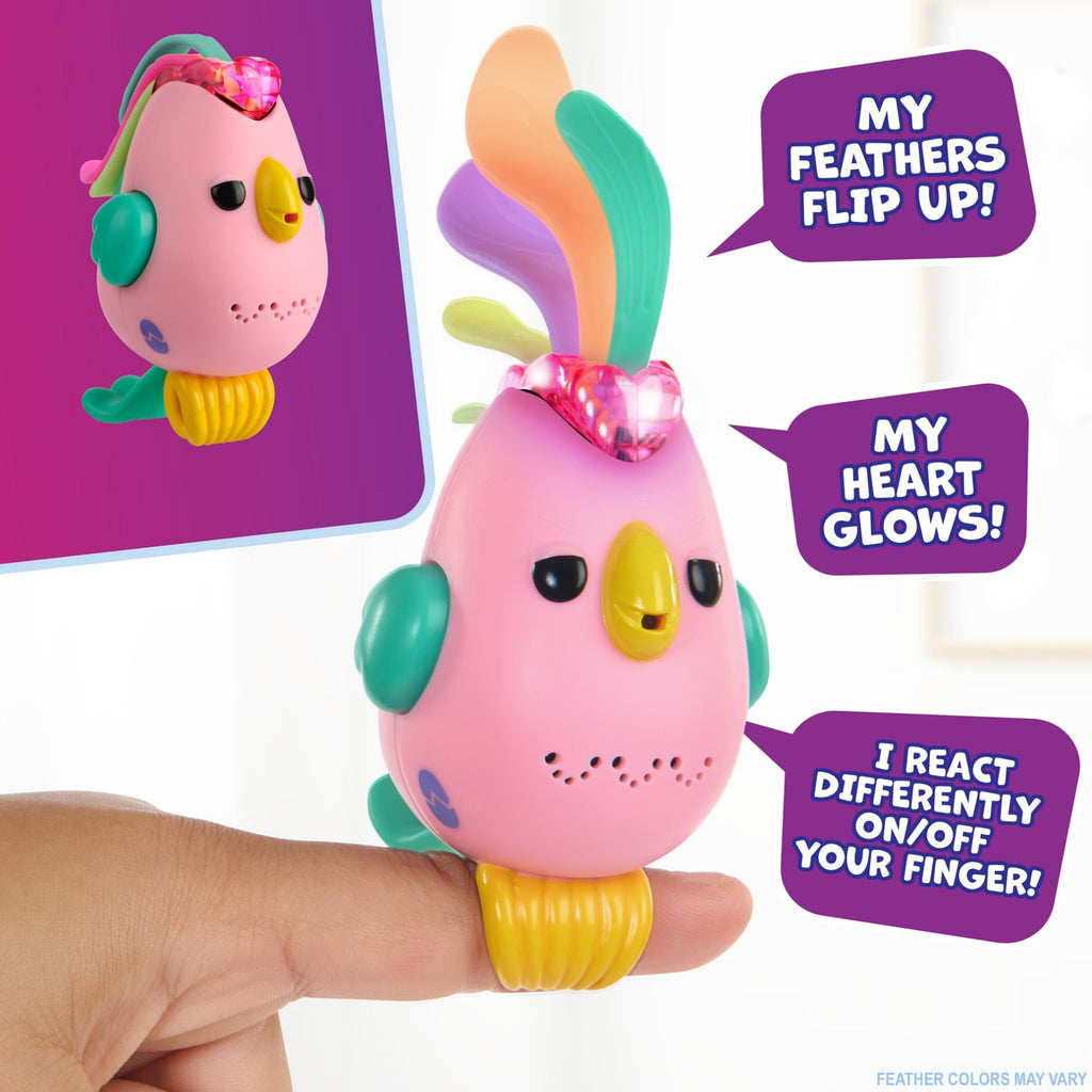 Fingerlings Sweet Tweets Birdie (pink) - interactive bird toy