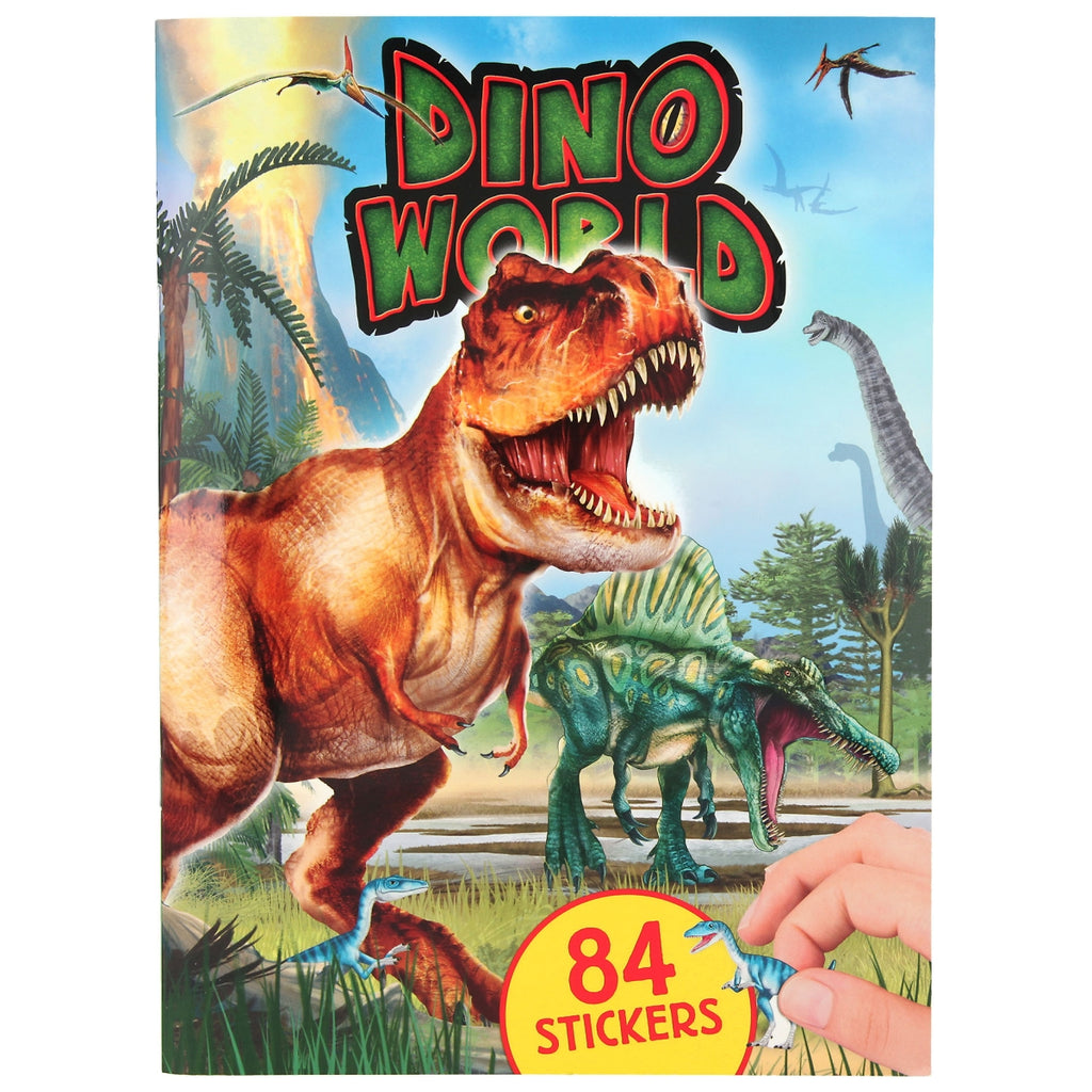 Dino World Sticker Book with puffy stickers