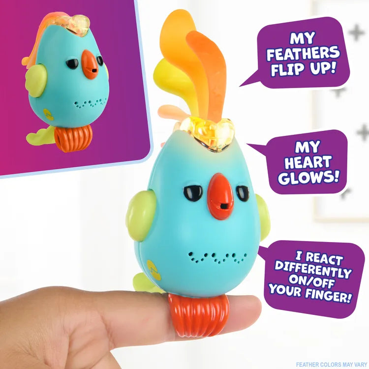 Fingerlings Sweet Tweets Birdie (blue) - interactive bird toy