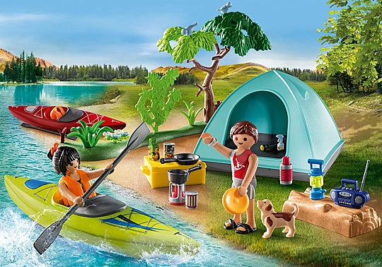 Playmobil - Camping with Campfire 71425