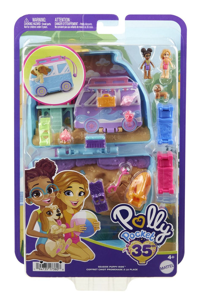 Polly Pocket Seaside Puppy Ride Compact