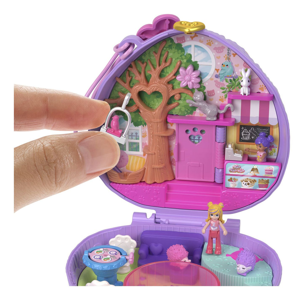 Polly Pocket Hedgehog Coffee Shop Compact