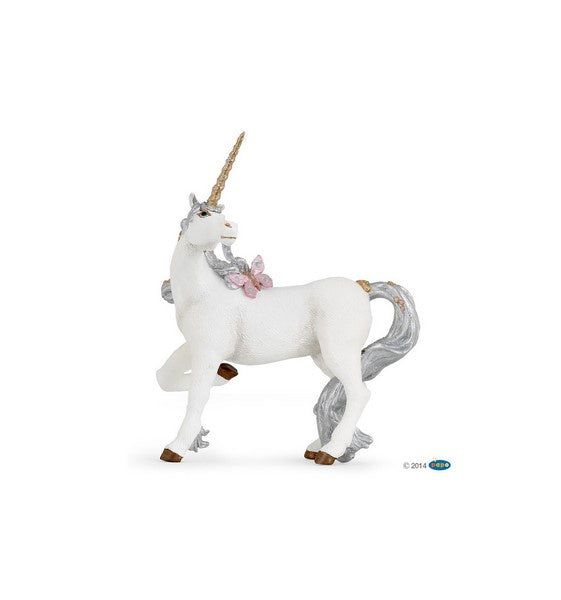 PAPO MYTHICAL CREATURES - Silver unicorn