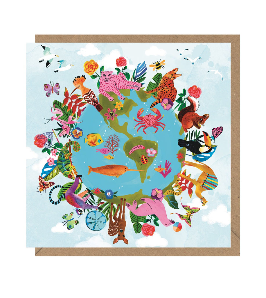 Greetings Card - Colourful World