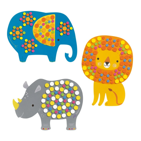 Djeco Mosaics - Jungle Animals.  DJ09097