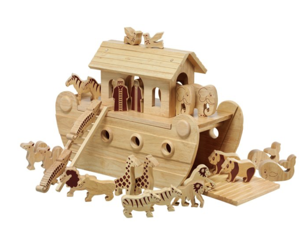 Deluxe Noah's Ark with Natural Characters