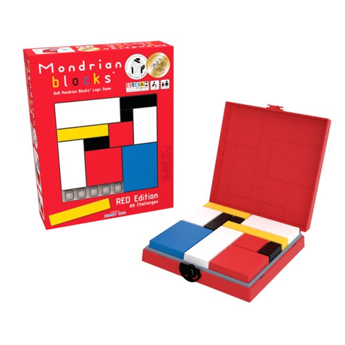 Mondrian Blocks - Red