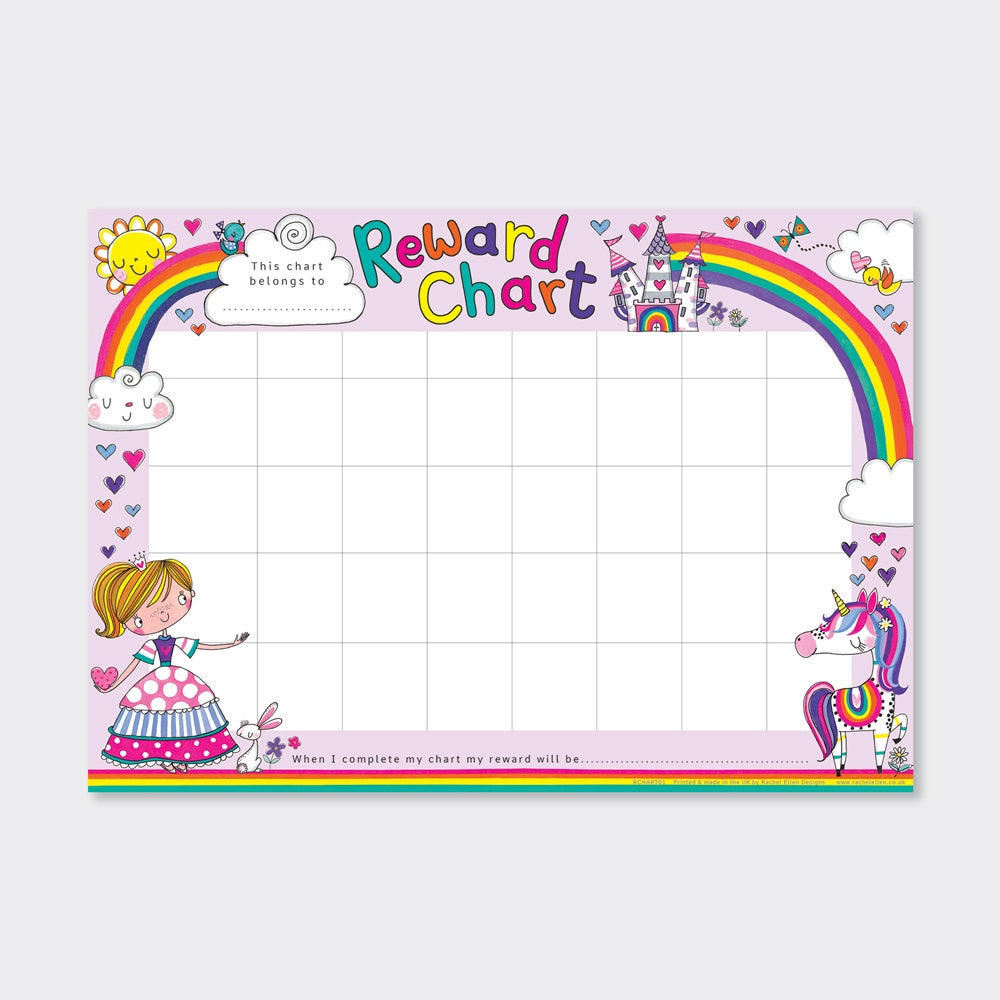 Reward chart - Princess Unicorn