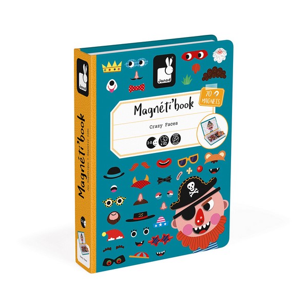 BOY'S CRAZY FACES MAGNETI'BOOK