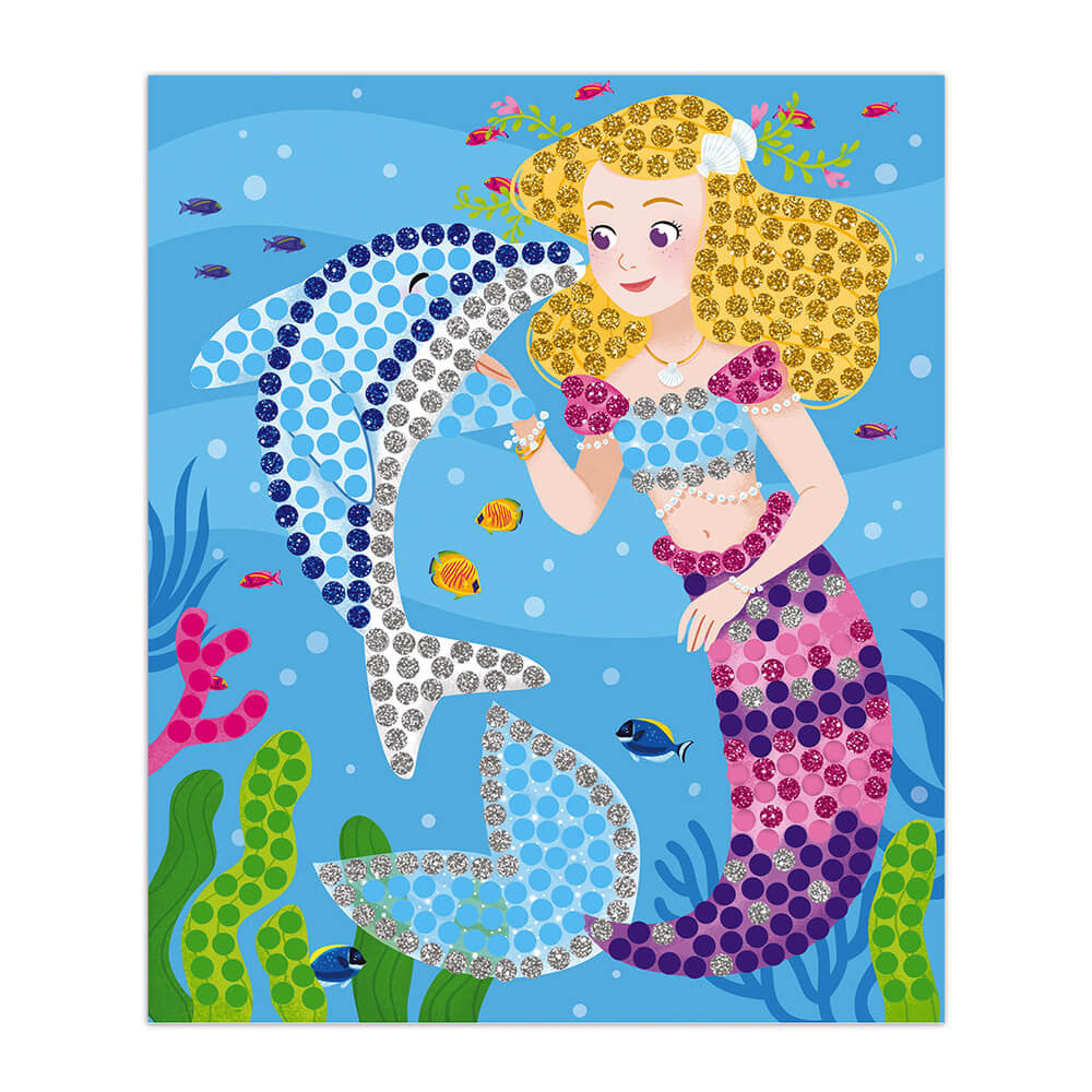 MOSAICS CRAFT SET - DOLPHINS AND MERMAIDS