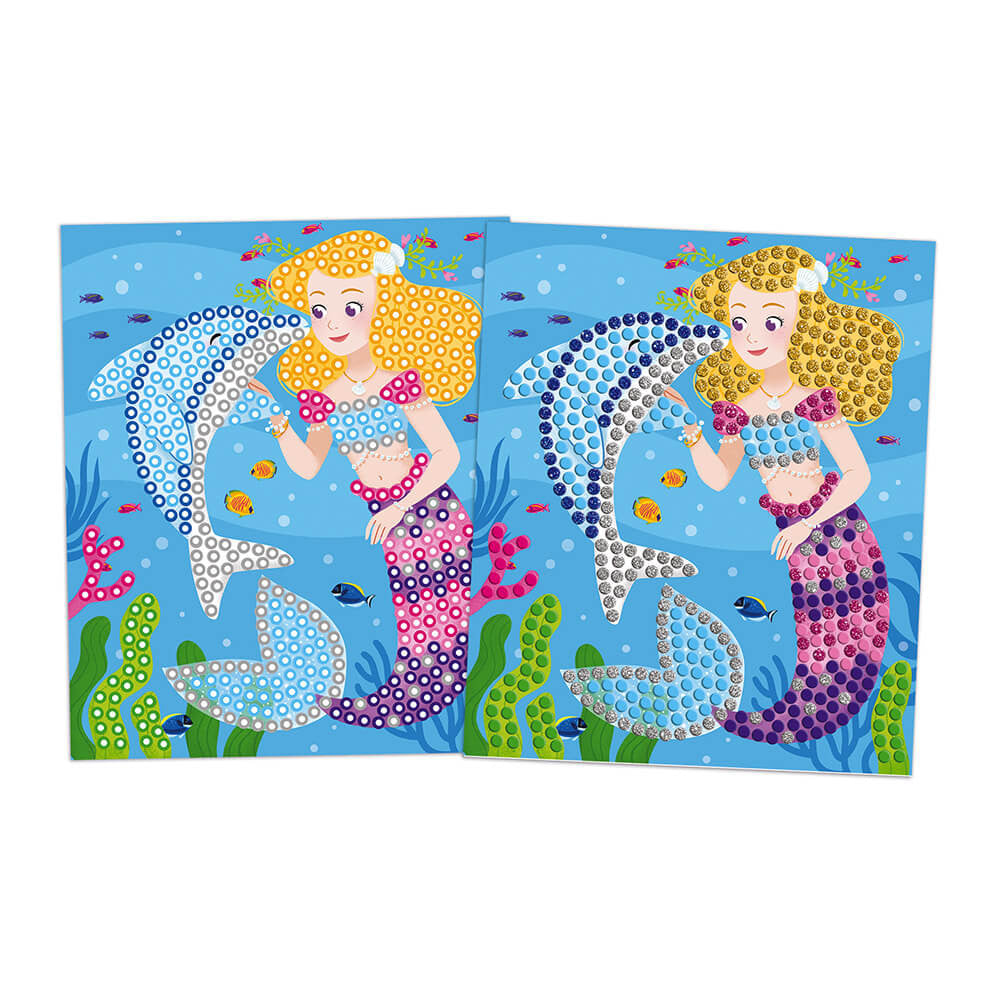 MOSAICS CRAFT SET - DOLPHINS AND MERMAIDS