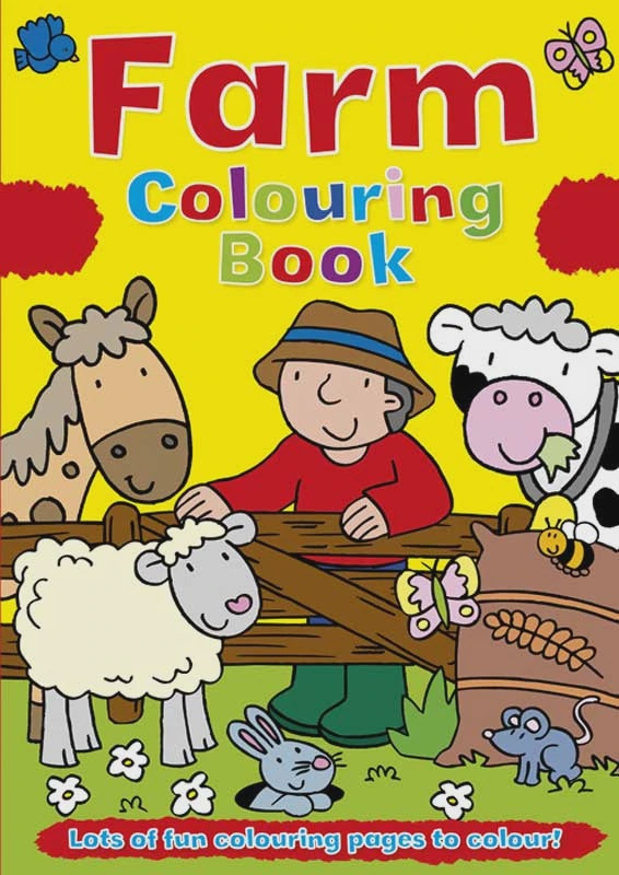 Farm colouring book