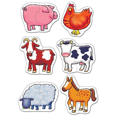 Farmyard - two piece Jigsaw Puzzles