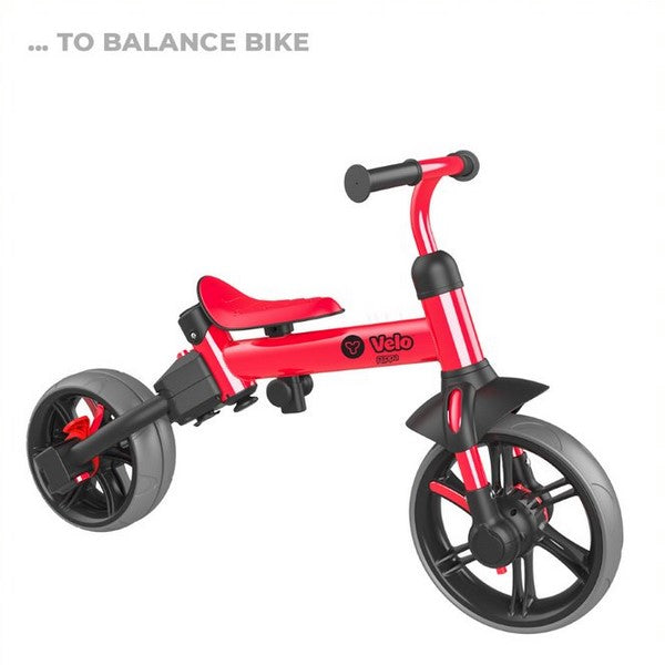 YVelo Flippa  3 in 1 Trike to Balance Bike