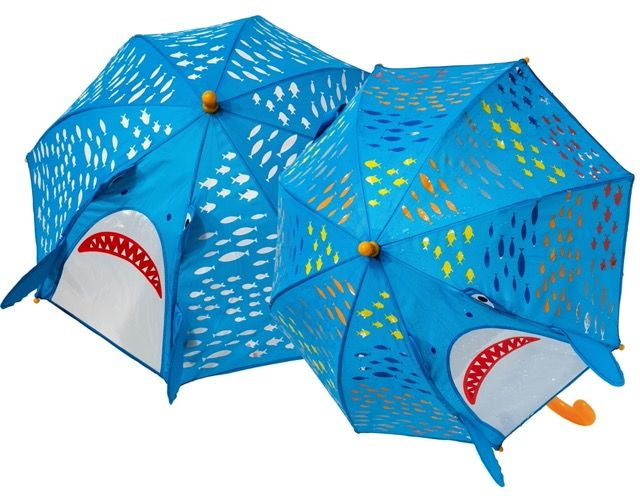 Floss & Rock Colour Changing Umbrella 3D – Shark