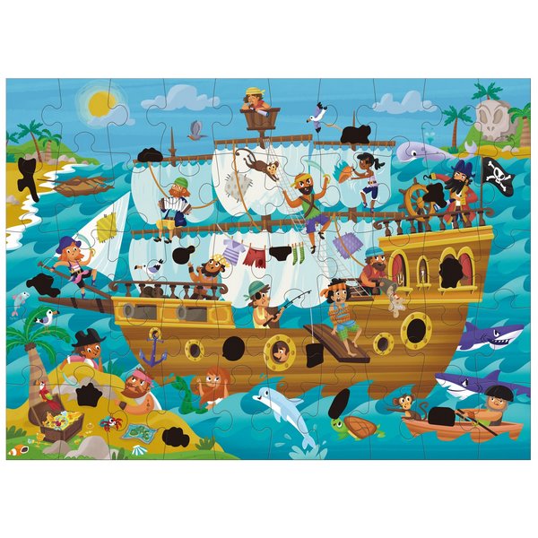 Pirate Ship 50 piece magic jigsaw puzzle