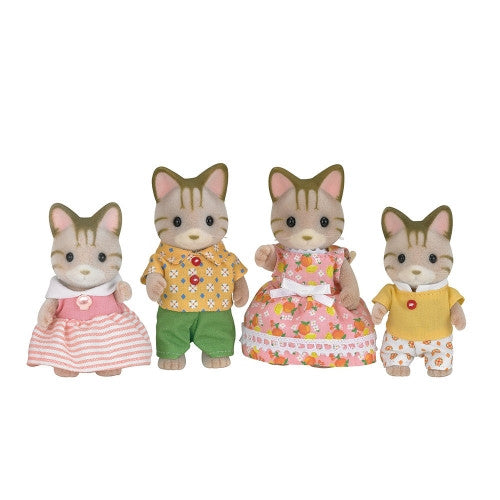 Sylvanian Families - Striped Cat Family