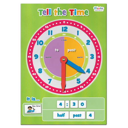 Tell The Time - Magnetic Learning Chart